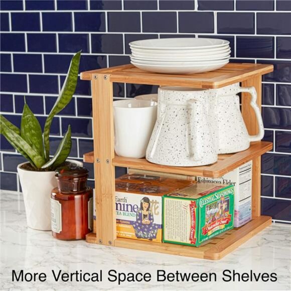 Corner Shelf - 3 Tier 10 x 10 inch and 11.5 inches high. Kitchen Cabinet - Picture 10 of 16